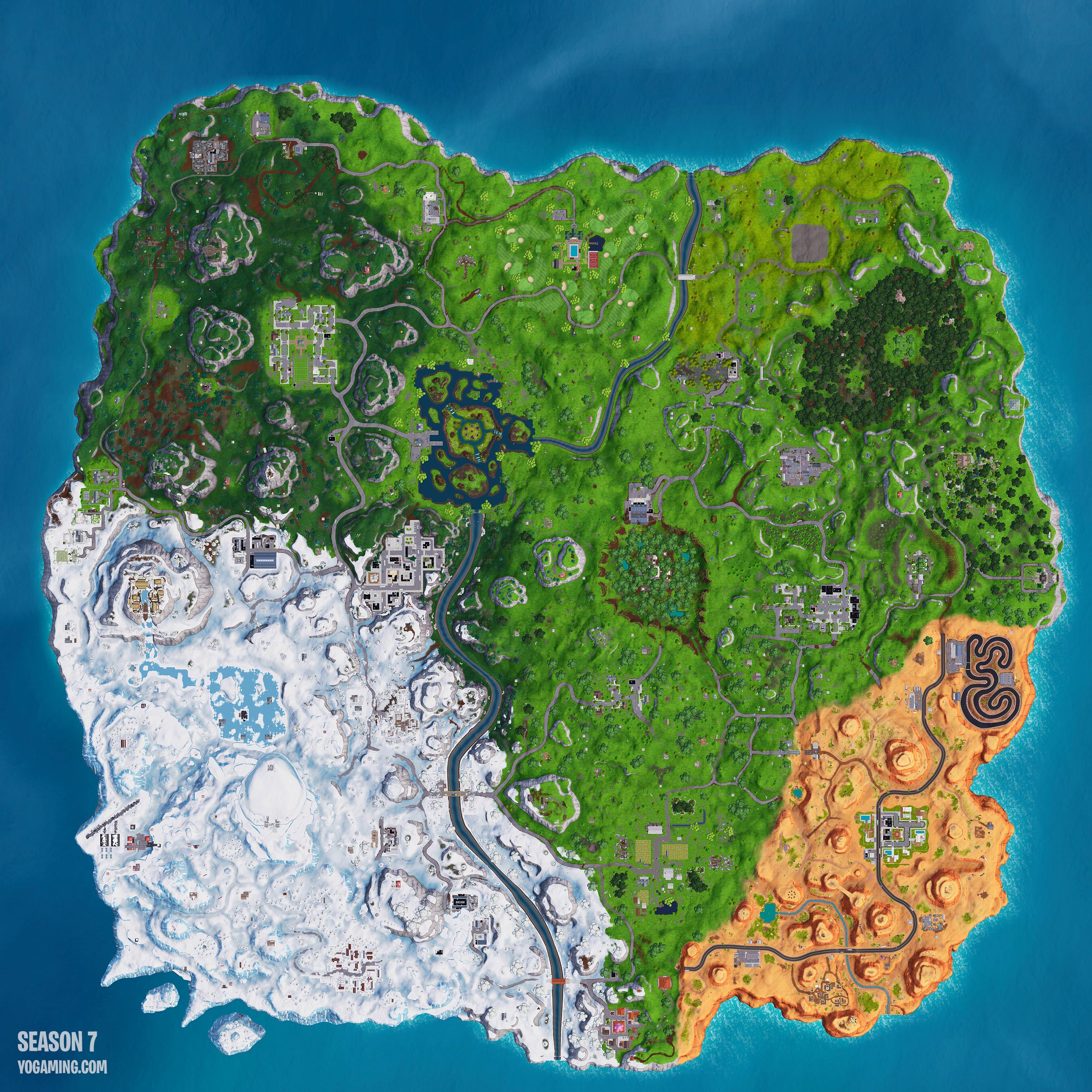 fortnite season 7 map download - fortnite maps with coins